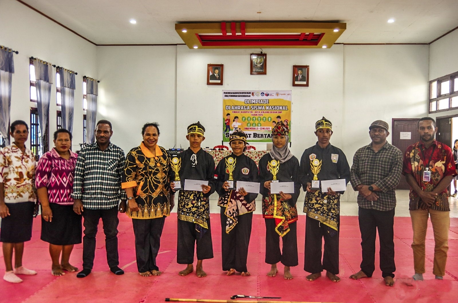 O2SN Boven Digoel 2025: Ajang Pencak Silat Pelajar Jadi Sorotan